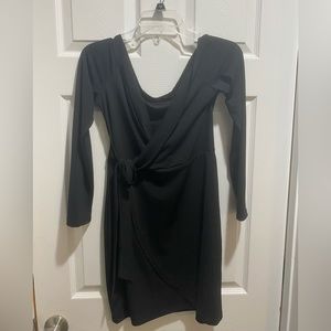 Black off the shoulder dress size medium